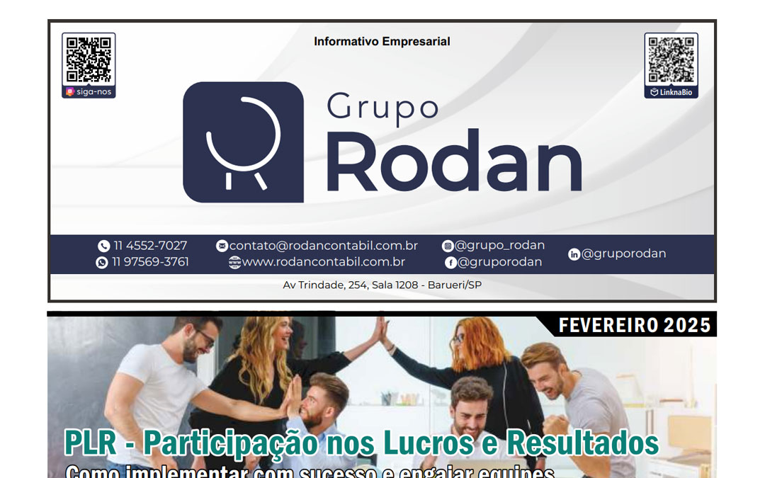 Grupo Rodan - Informativo Empresarial Fevereiro 2025