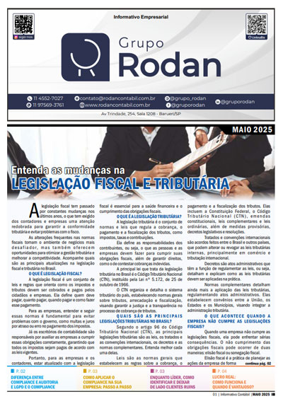 Grupo Rodan - Informativo Empresarial Maio 2025