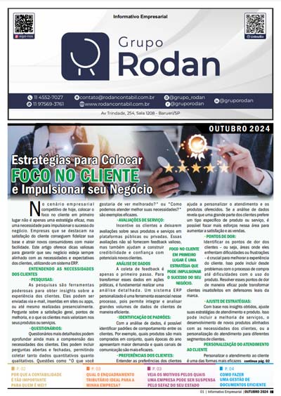 Grupo Rodan - Informativo Empresarial Outubro 2024